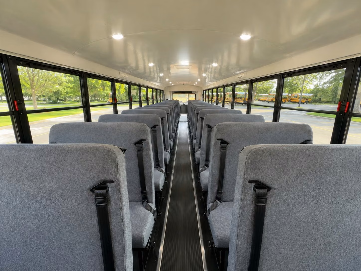 school bus interior